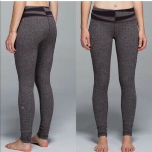Lululemon Wunder Under Giant Herringbone size 6